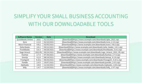 Simplify Your Small Business Accounting With Our Downloadable Tools