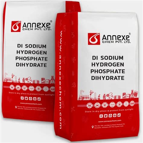 Disodium Hydrogen Phosphate Dihydrate Ip For Pharma Purity At Rs