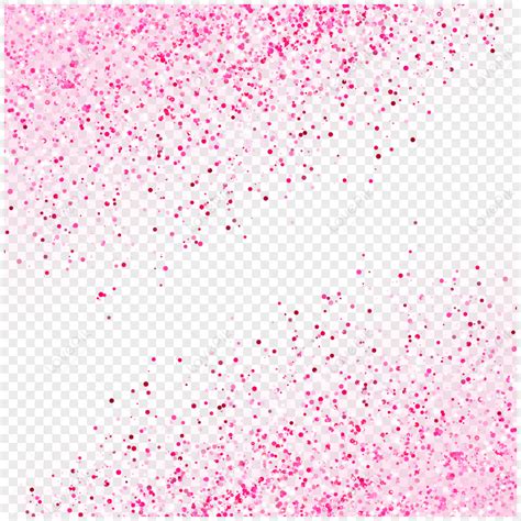 Gold Powder Pink Glitter Light Effect Border Effects Frame Png