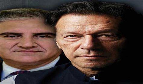 Pak Ex Pm Imran Khan Qureshi Sentenced To 10 Yrs In Jail In Cipher Case