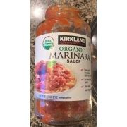 Kirkland Signature Sauce Marinara Organic Calories Nutrition