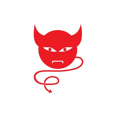 devil logo vector template 11446620 Vector Art at Vecteezy