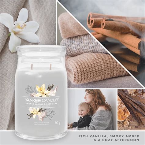 Yankee Candle Smoked Vanilla Cashmere Bote Grande