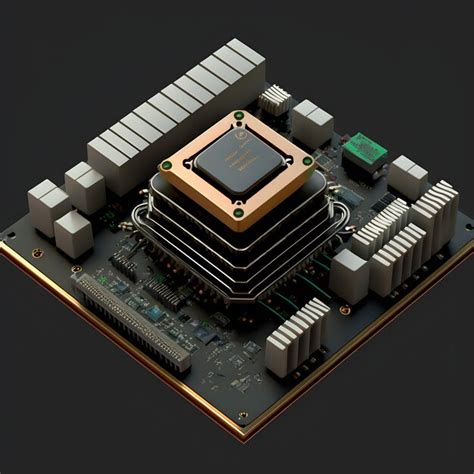 premium ai image  computer board   circuit board