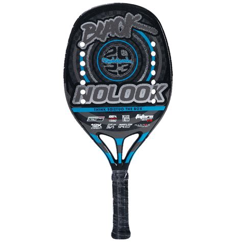 RAQUETE DE BEACH TENNIS QUICKSAND NOLOOK BLACK 2023 Dtennis Store