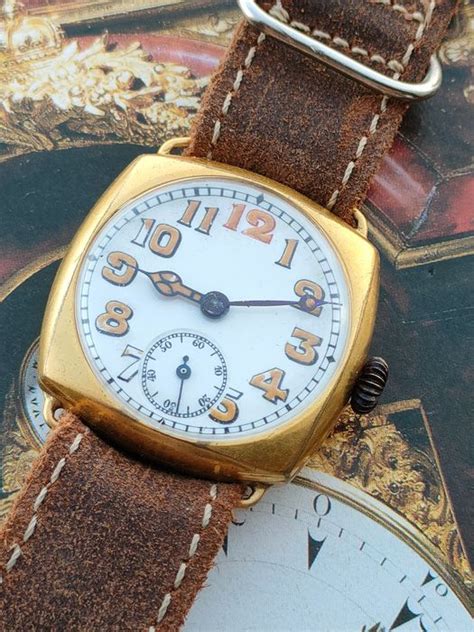 Helvetia Trench Watch Era Ww1 Serviced 56 Homme Catawiki