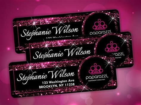 Paparazzi Return Address Labels Paparazzi Address Labels Paparazzi Mail Labels Custom