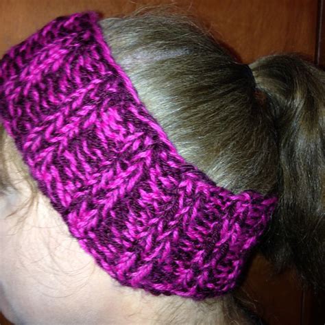 Easy Headband Ear Warmers Pattern By Lauras Knits Knit Headband Pattern Ear Warmers Ear