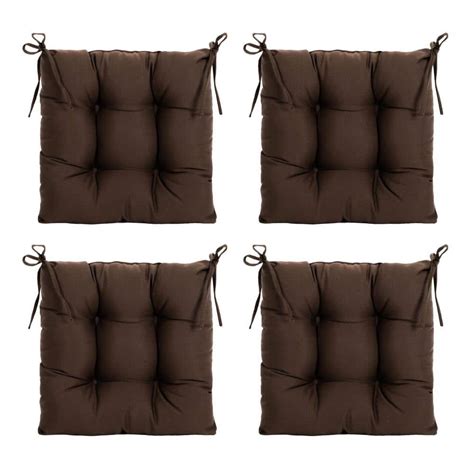 ARTPLAN Outdoor Seat Cushions, Set of 4, Patio Seat Chair Cushions 19 ...