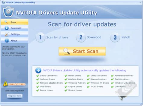 NVIDIA Drivers Update Utility скачать на Windows бесплатно