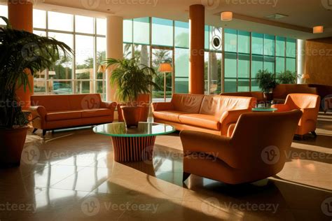 Hotel lobby with western style furniture profesional photograpy 28207410 Stock Photo at Vecteezy