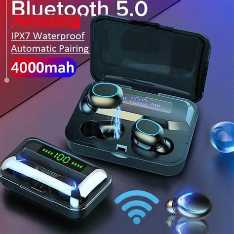 Buy F9 TWS Wireless Bluetooth Earphone Earbuds LED Power Display