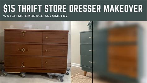 EXTREME Thrift Store Dresser Makeover Turns Into A Modern Beauty That