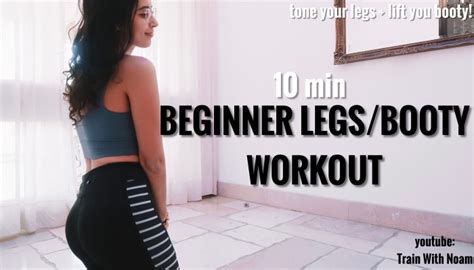 10 Min Beginner Legs Booty Workout Gymslee