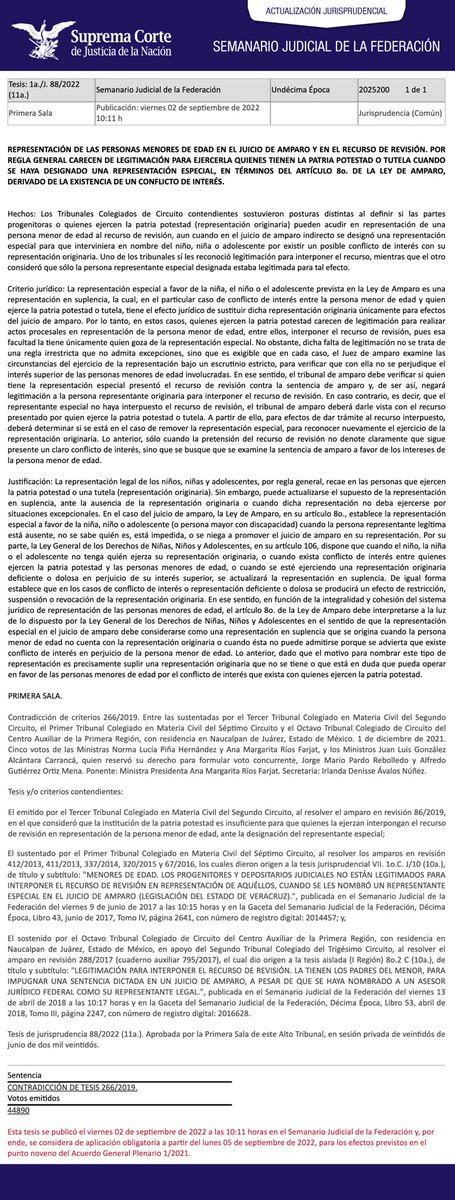 Suprema Corte On Twitter Hoy En El SemanarioJudicial De La