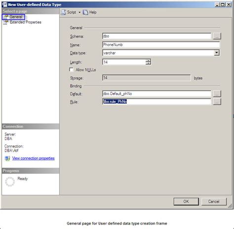 Sql Server User Defined Data Types Rules And Defaults