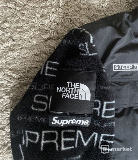 Supreme X The North Face Steep Tech Fleece Jacket White Fw21 Refresher Market