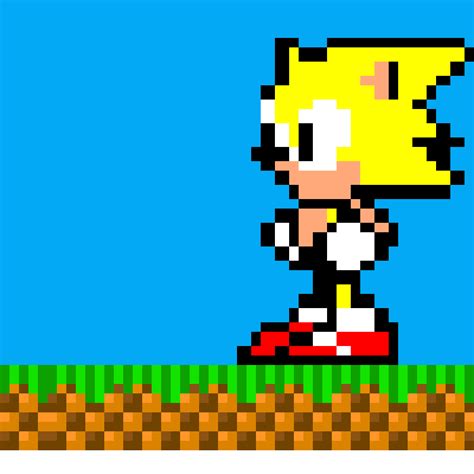 Editing Super Sonic Free Online Pixel Art Drawing Tool Pixilart