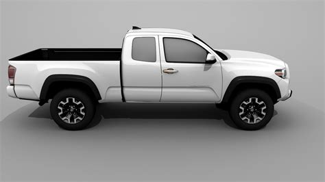 3d 2017 Tacoma Toyota Turbosquid 1347687