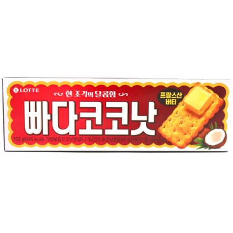 Lotte Butter Coconut Biscuits 100g