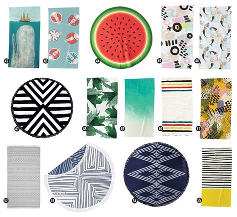 55 Best Beach Towels A Design Roundup • Little Gold Pixel