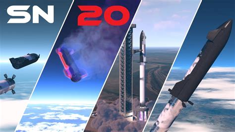 Starship Orbital Launch Animation Sn20 Bn4 Youtube