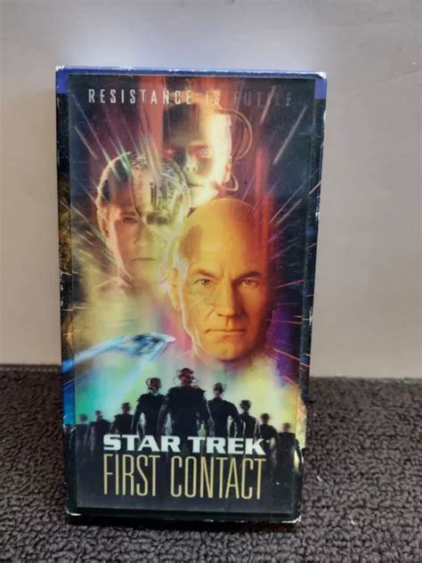 Star Trek First Contact Vhs Vcr Video Tape Movie Patrick Stewart