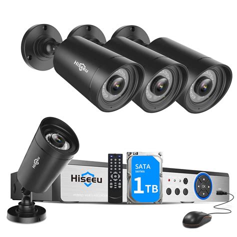 Hiseeu 5MP Security Camera System H 265 8CH 5MP Home Surveillance DVR