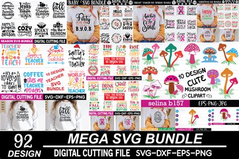 Mega Svg Bundle Bundle Creative Fabrica