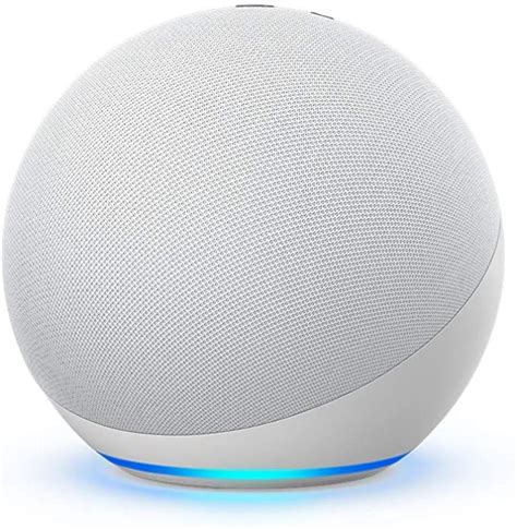 Echo Th Gen With Premium Sound Smart Home Hub And Alexa Glacier White