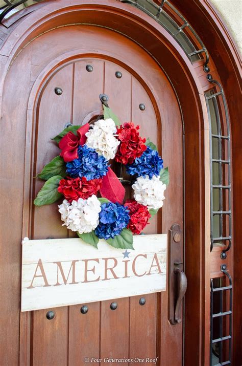 7 Easy 4th Of July Porch And Front Door Decorating Ideas