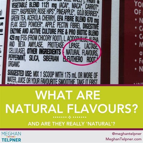 What Is Natural Flavour Is It Actually Natural Natural Flavors