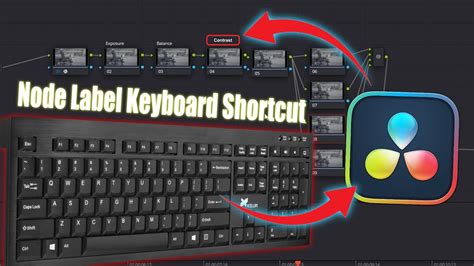 Node Label Keyboard Shortcut Davinci Resolve Tutorial Youtube