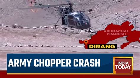 Fact Check Viral Video Of Cheetah Helicopter Crash In Arunachal