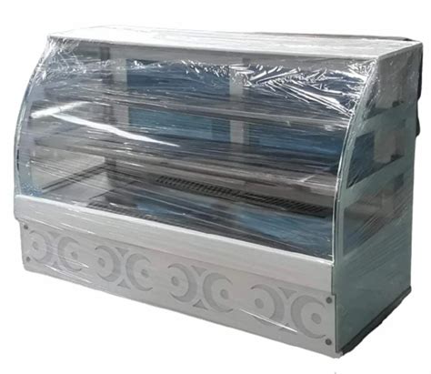 Glass And SS Rectangular Cake Display Counter For Bakery At Rs 15000