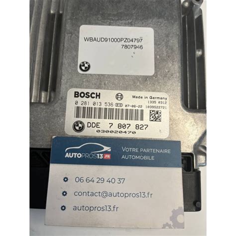 Ecu Calculateur De Moteur Bmw Bosch Dde Autopros