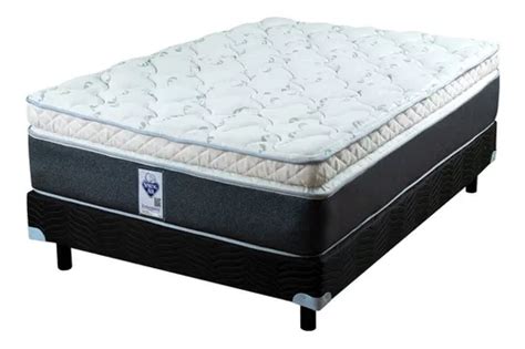 Colch N Queen Size Ortop Dico Box Spring Air Gibson Sp Meses Sin