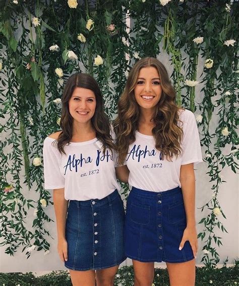 ↞ ☼☽ Pin Dalphny ☾☼ ↠ Sorority Recruitment Shirts Alpha Phi Shirts