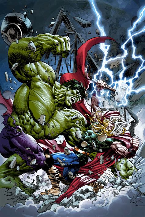 Thor Vs Hulk Wallpapers Wallpapersafari