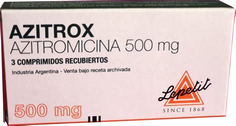 AZITROMICINA 500 MG X 3 COMP (AZITROX) – Droguería M&E