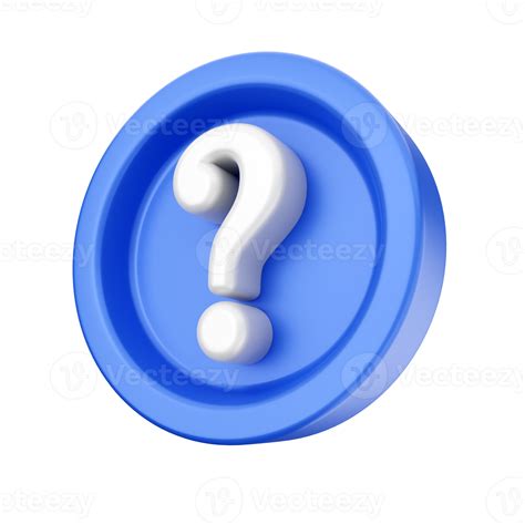 3d Frequently Asked Questions Icon Illustration Render 22360159 Png