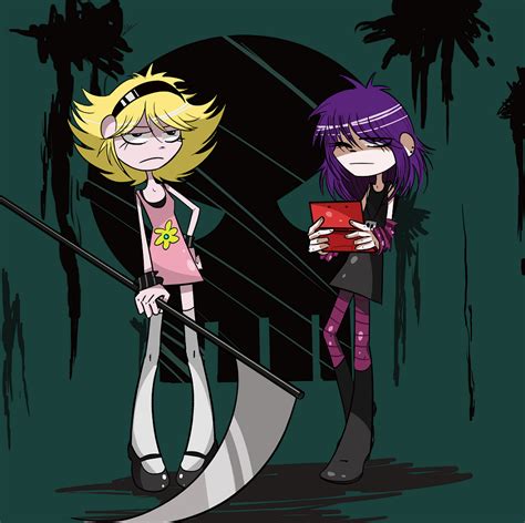 Gaz Membrane From Invader Zim And Mandy From The Grim Adventures Of