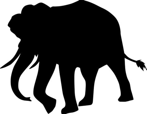 Svg Mammifère Animal Léléphant Image Et Icône Svg Gratuite Svg Silh