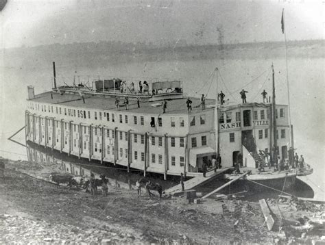 The Nashville A Union Riverine Hospital Barge That Could Accomodate