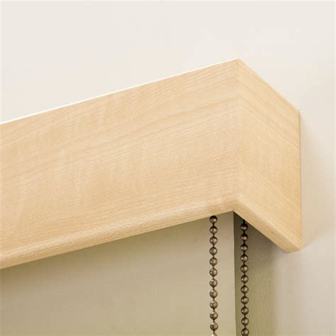 Mdf Box Pelmet In Maple Finish Window Cornice For Wall And Architrave