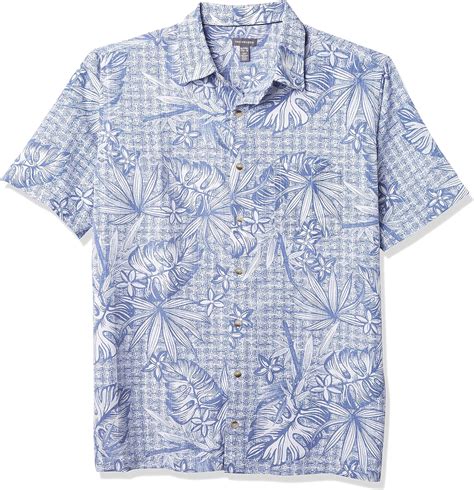 Van Heusen Mens Big And Tall Big And Tall Air Tropical Short Sleeve Button Down Poly Rayon Shirt