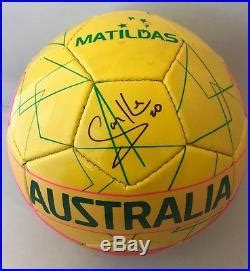 Samantha Sam Kerr Red Stars signed Australia Matildas Size 5 Soccer ...