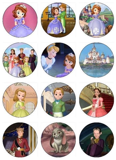 Sofia The First Cupcake Toppers Sofia The First Edible Cupcake