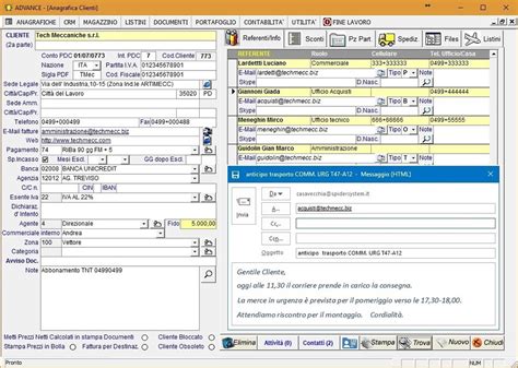 Anagrafica Clienti Software Spidersystem