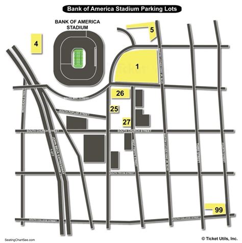 Bank Of America Stadium Parking Map